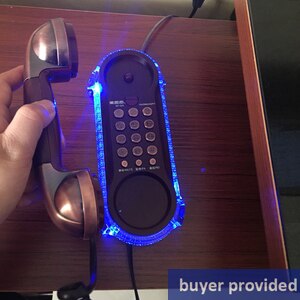 DEX-teléfono Retro con Flash colgante, mini teléfono fijo de casa, a la