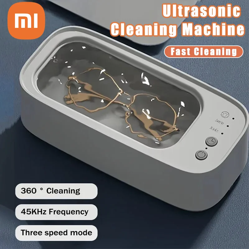 Xiaomi-limpiamiento ultrasónico de gafas, máquina limpiadora de joyas con ultrasonido de 45khz, sincronización limpia ultrasónica de alta frecuencia para joyería