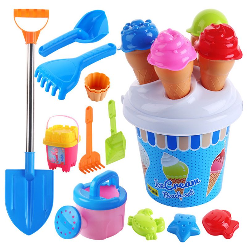Top Ras, unieke Ijs Cupcake Strand Emmers Strand Set Gemaakt Van De Hoogste Kunststoffen Ijs Zand Modellen Emmer Set