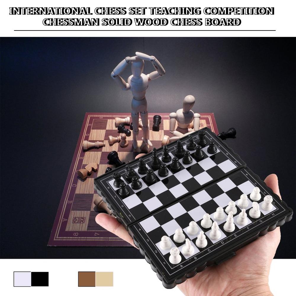 Portable Folding Magnetic Pocket Plastic Chess Chess Entertainment For Party