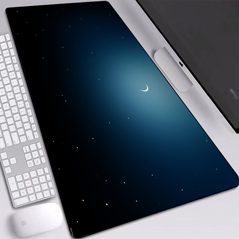 Espaço gaming mouse pad grande casa personalizado mousepad gamer escritório borracha natural xxl mouse tapete de teclado de mesa xxl mouse pads: 60x40 cm / Cinza escuro