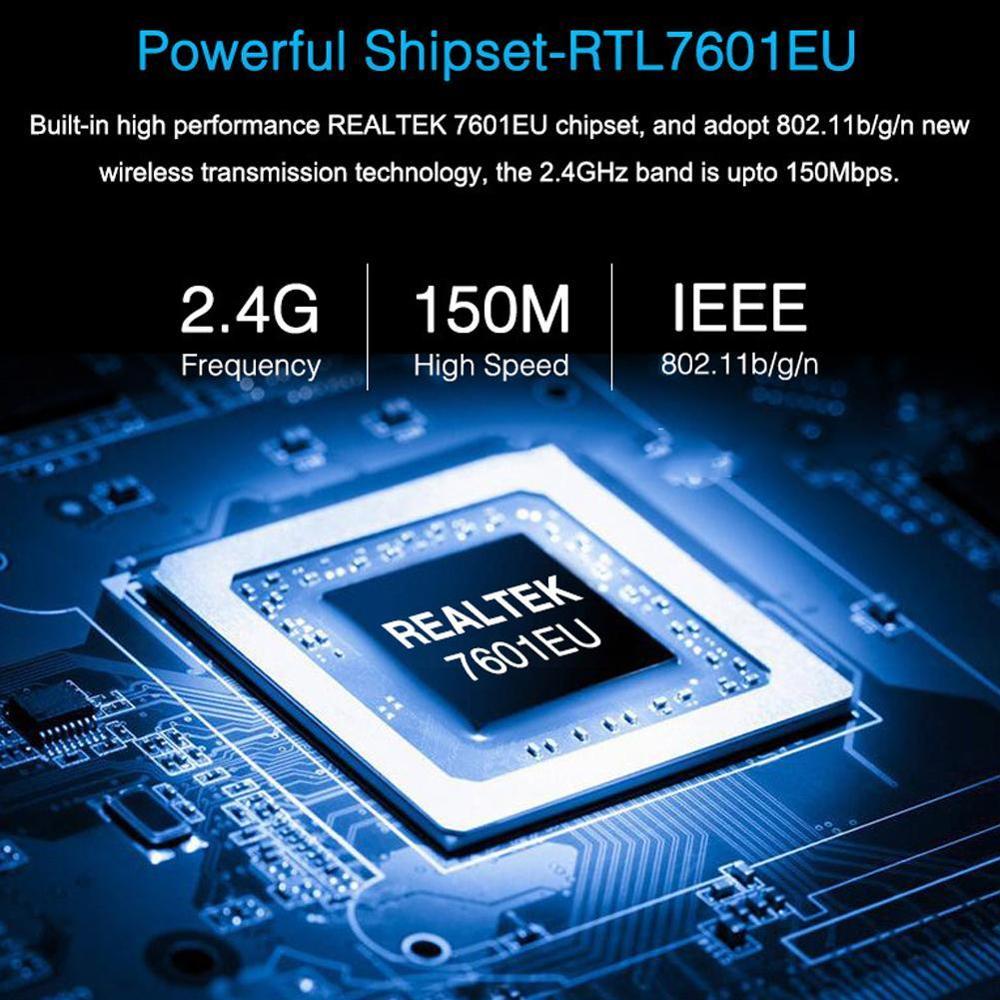 Network Card Mini USB WiFi Adapter Card 150 Mbps 2dBi WiFi WiFi adapter Receiver PC 2.4G Ethernet USB WiFi Dongle WiFi Ante X0W4