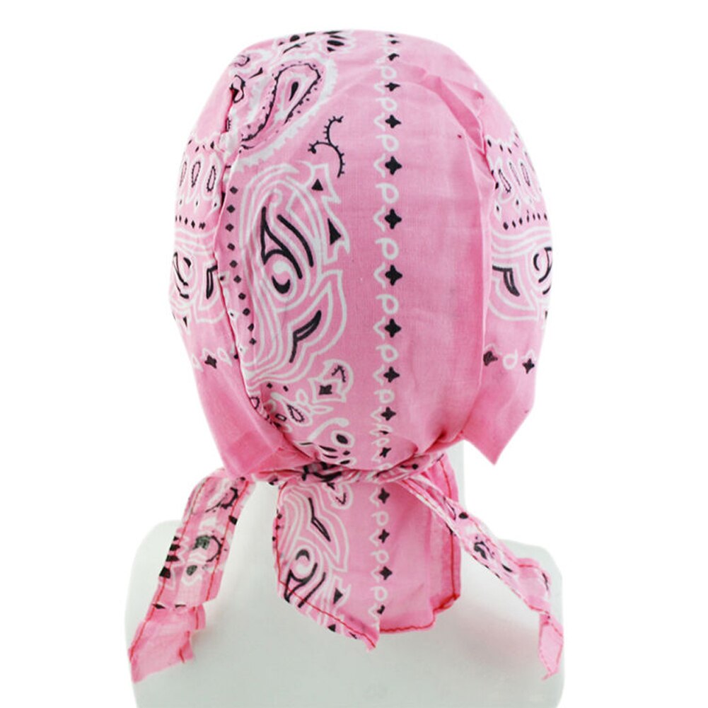 Sweatproof jazda na rowerze nosić Bandana zawinąć kobiety męska czaszka czapka Du szmata motocykl czapka kolarska Gorra Ciclismo #1120: różowy