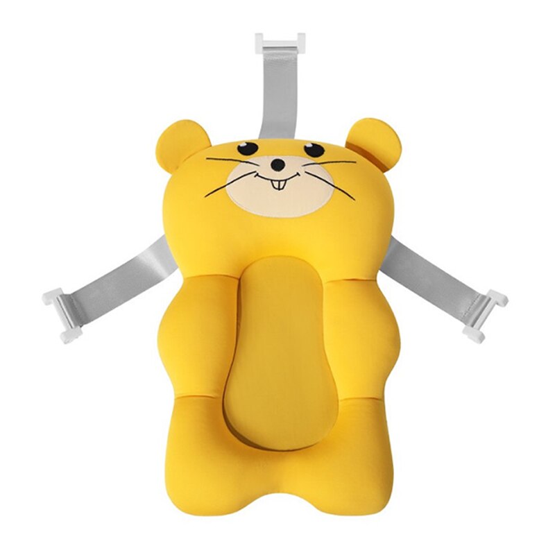 Baby Douche Bad Pad Antislip Bad Seat Ondersteuning Mat Pasgeboren Veiligheid Bad Ondersteuning Kussen Opvouwbaar Soft kussen: Rat