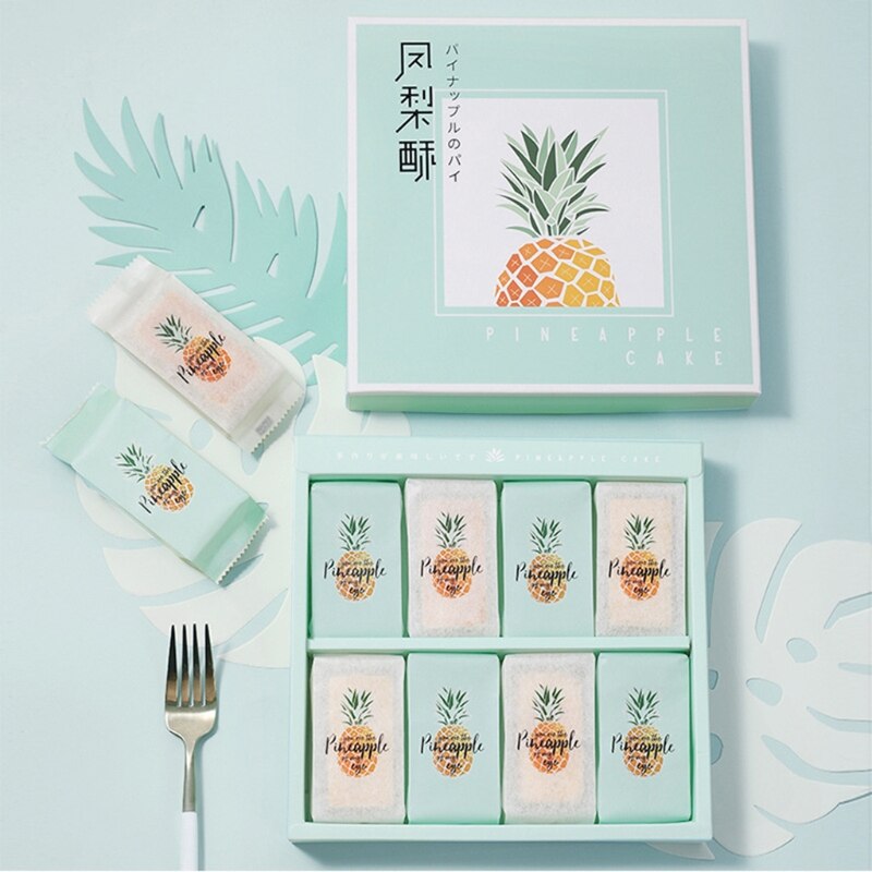 50pcs Pineapple Crisp Packaging Bags Food Baking Machine Sealing Bags Cake Biscuit Candy Packaging Bags
