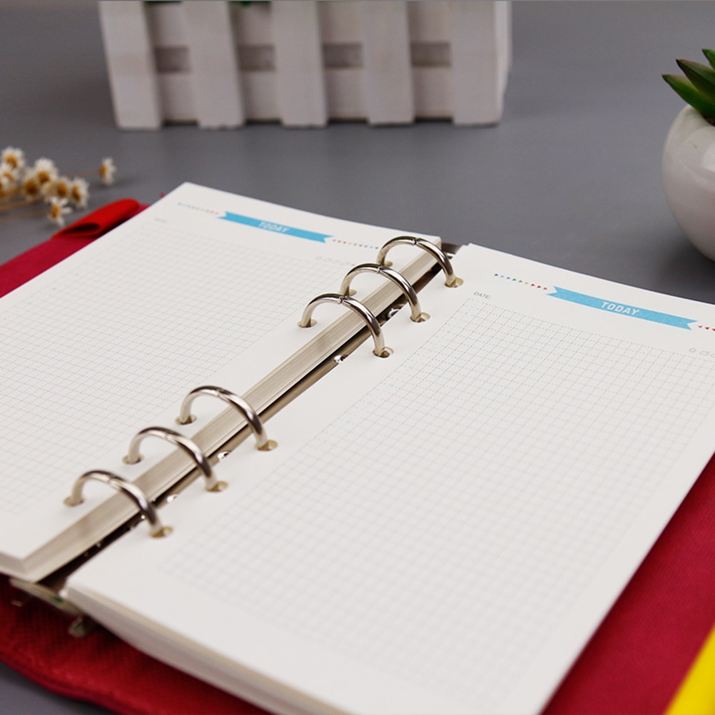 40 Sheets A6 Size 6-Hole Paper Refills For Notebook Planner Journal Dairy (TODO Diary)