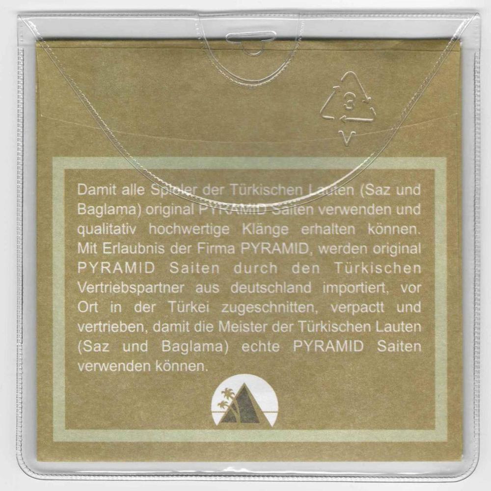Professionell turkisk kort hals baglama saz strängar pss -404 pyramid saiten