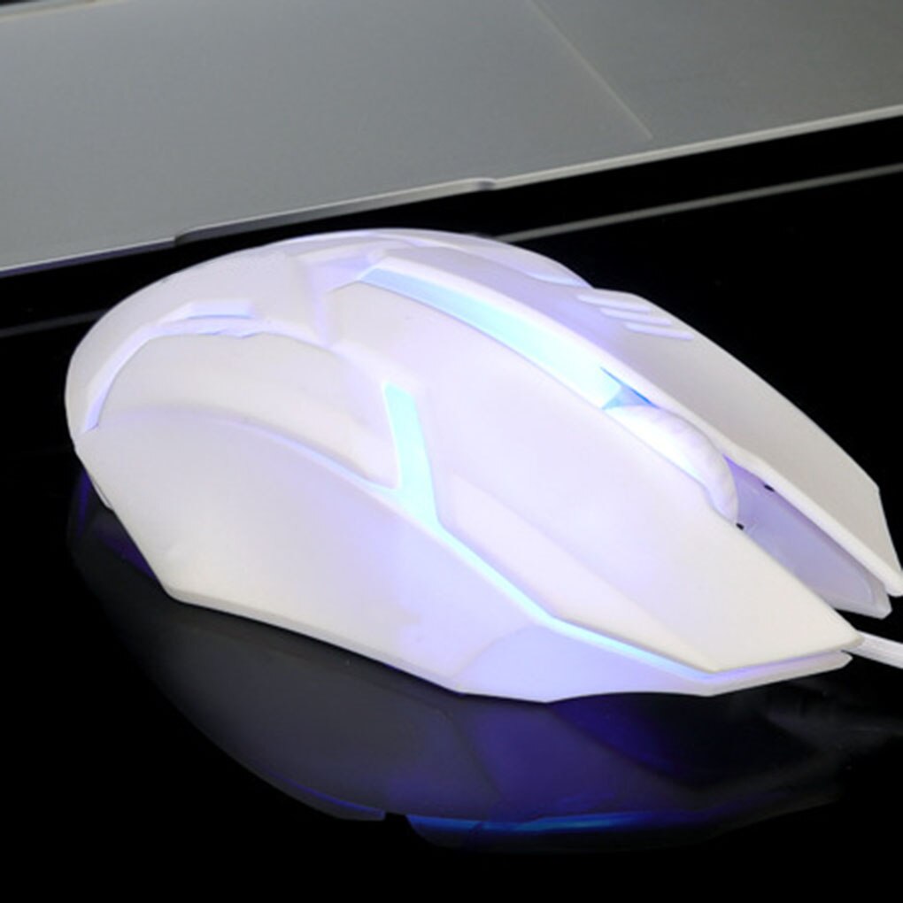 Colorful Luminous Wired USB Plug Optical Desktop Mouse Office Computer PC Laptop Gaming Mice