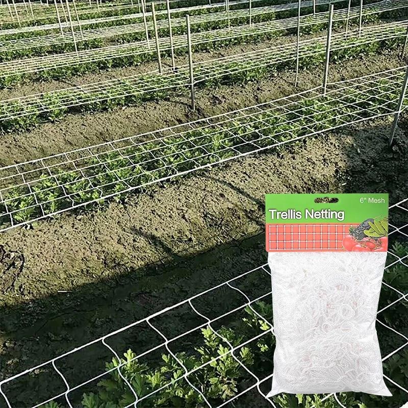 Tuinplant Trellis Netting Plant Ondersteuning Wijnstok Klimmen Hydrocultuur Tuinnet Accessoires Multi-Use