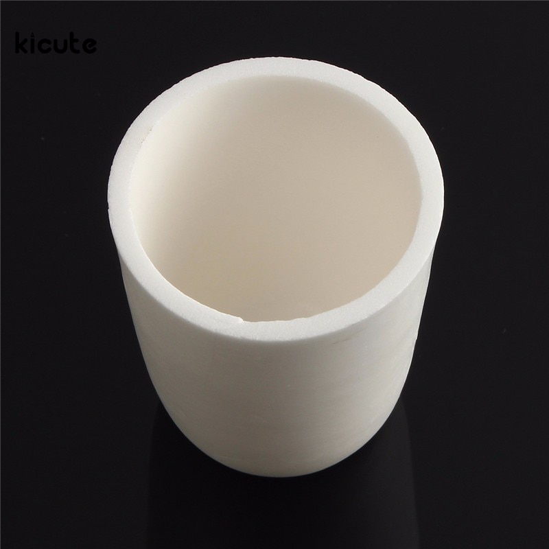 1 stks Wit 30 ml Hoge Zuiverheid Aluminiumoxide Conische Korund Smeltkroes Laboratorium Fles Smelten Test Sample School Chemische Levert