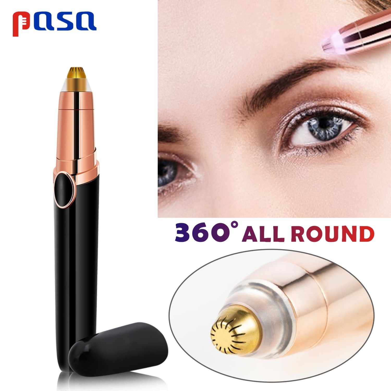 Electric Eyebrow Trimmer/Hair Remover /Mini Eyebrow Shaver Razor for