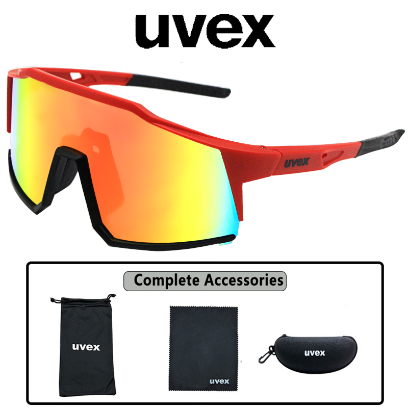 UVEX Fahrradbrille für Herren und Damen, Jugend, rosa, Sport-Sonnenbrille, UV-Schutzbrille für Baseball, Reiten, Laufen, Fahren: verrotten
