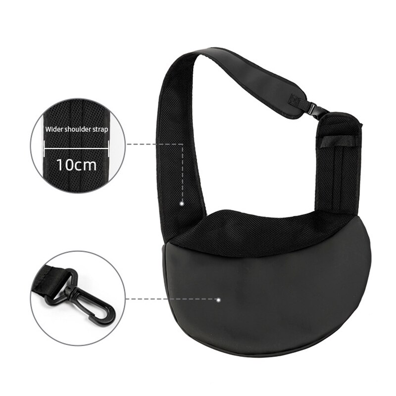 Haustier Hund Träger draussen Reise Handtasche Tasche Licht Gittergewebe Atmungs Einzelnen Schulter Vordere Tasche Komfort Welpen Katze Kleine Haustiere Taschen