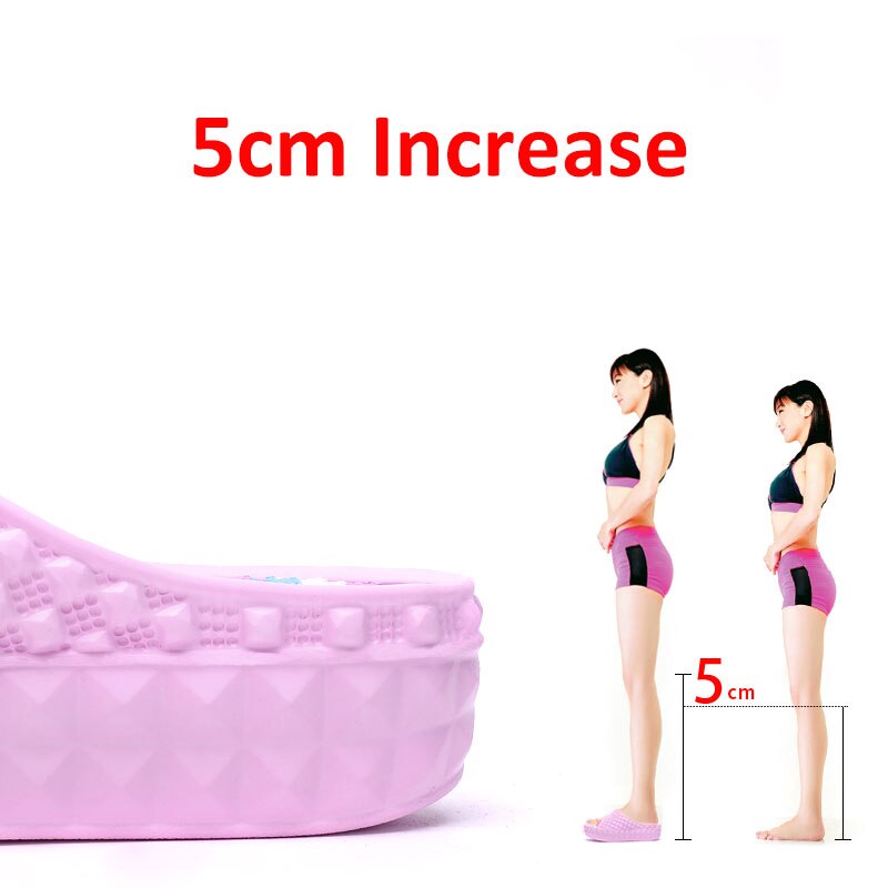 Massasje flip flops wedges sko for kvinner sklisikre innendørs hjem hus baderom tøfler strand lysbilder zapatos mujer