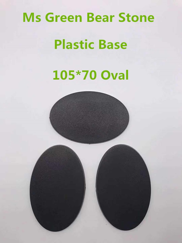 GBS Plastic Model Base 105*70mm oval Base