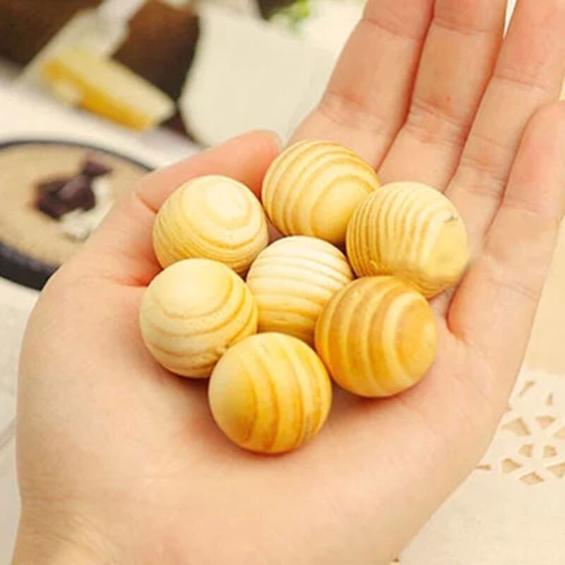 5 unids/lote madera cedro Natural lavanda alcanfor bolas armario ropa dormitorio