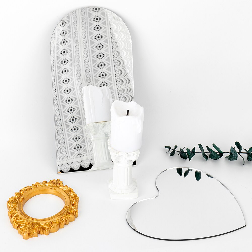 Acrylic Mirror Background Photo Studio Photography Props Accessories For Cosmetic &amp; Jewelry Tools Shooting Fotografía Backdrop