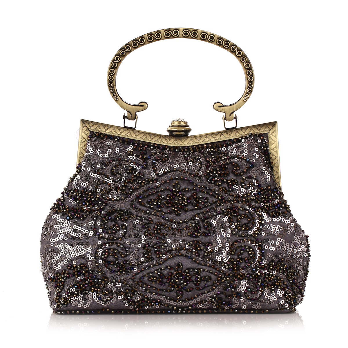 Red Glitter Evening Bags Women Hobos Luxury Party Small Handbags Female Soft Surface Clutches Wedding Banquet Purse Pouch