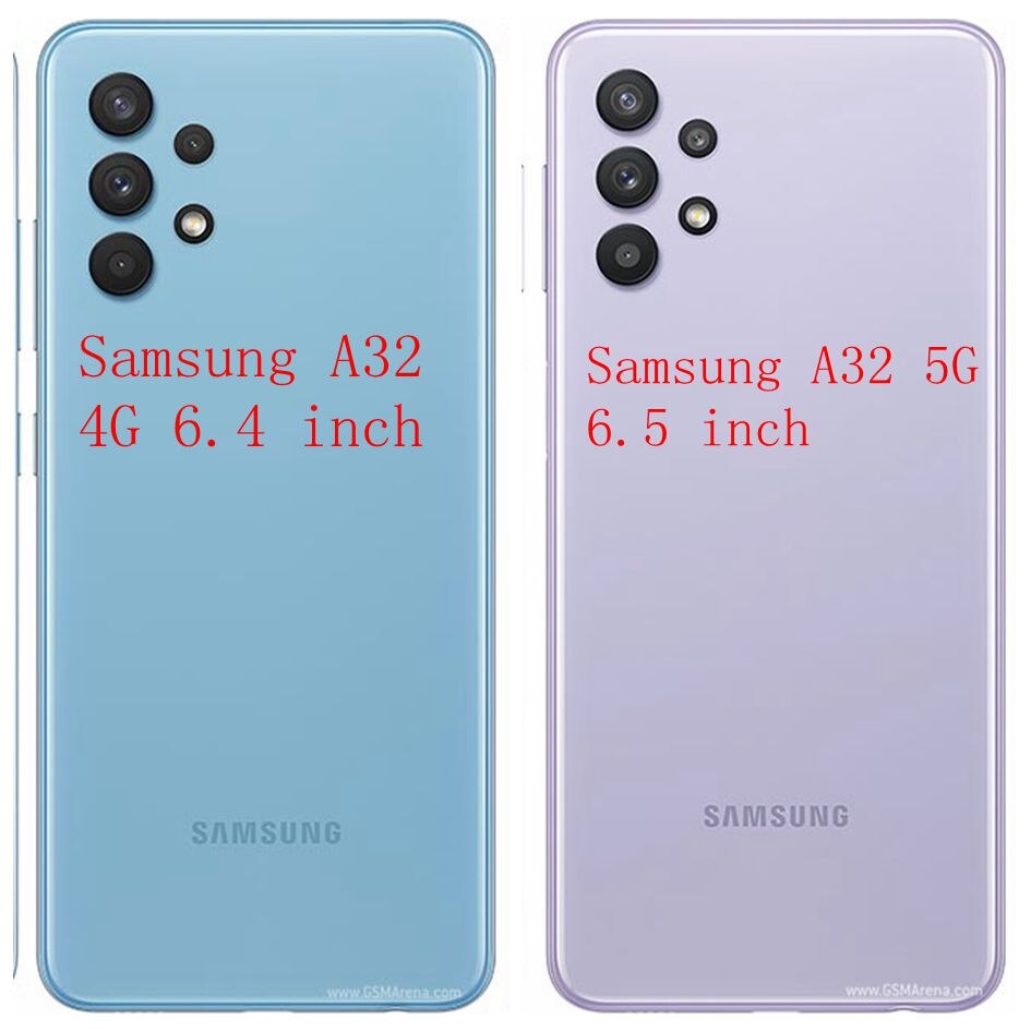 Per Samsung Galaxy A32 5G custodia opaca Candy custodia in silicone colorato per Samsung A32 2021 SM-A326B A 32 A325F Cover morbida Funda