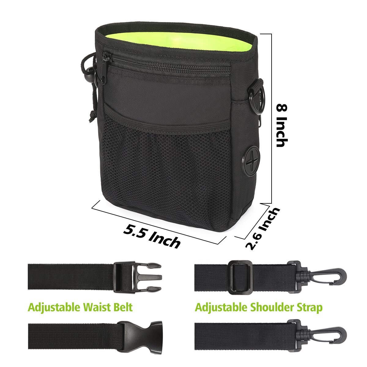 Kordelzug Tasche Hund Beutel gehen Lebensmittel Behandeln Snack Tasche Anti-Köder Taschen Taille Lagerung Halten Hund Ausbildung Werkzeug PWB004