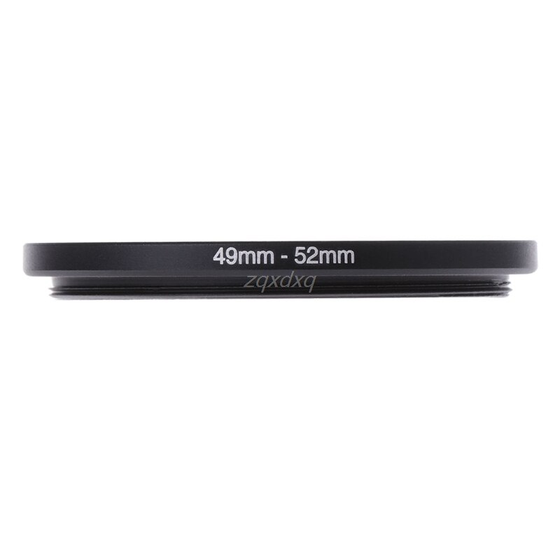 49mm-52mm 49mm To 52mm Step Up Rings Metal Lens Adapter Filter Ring 49-52 Black O05