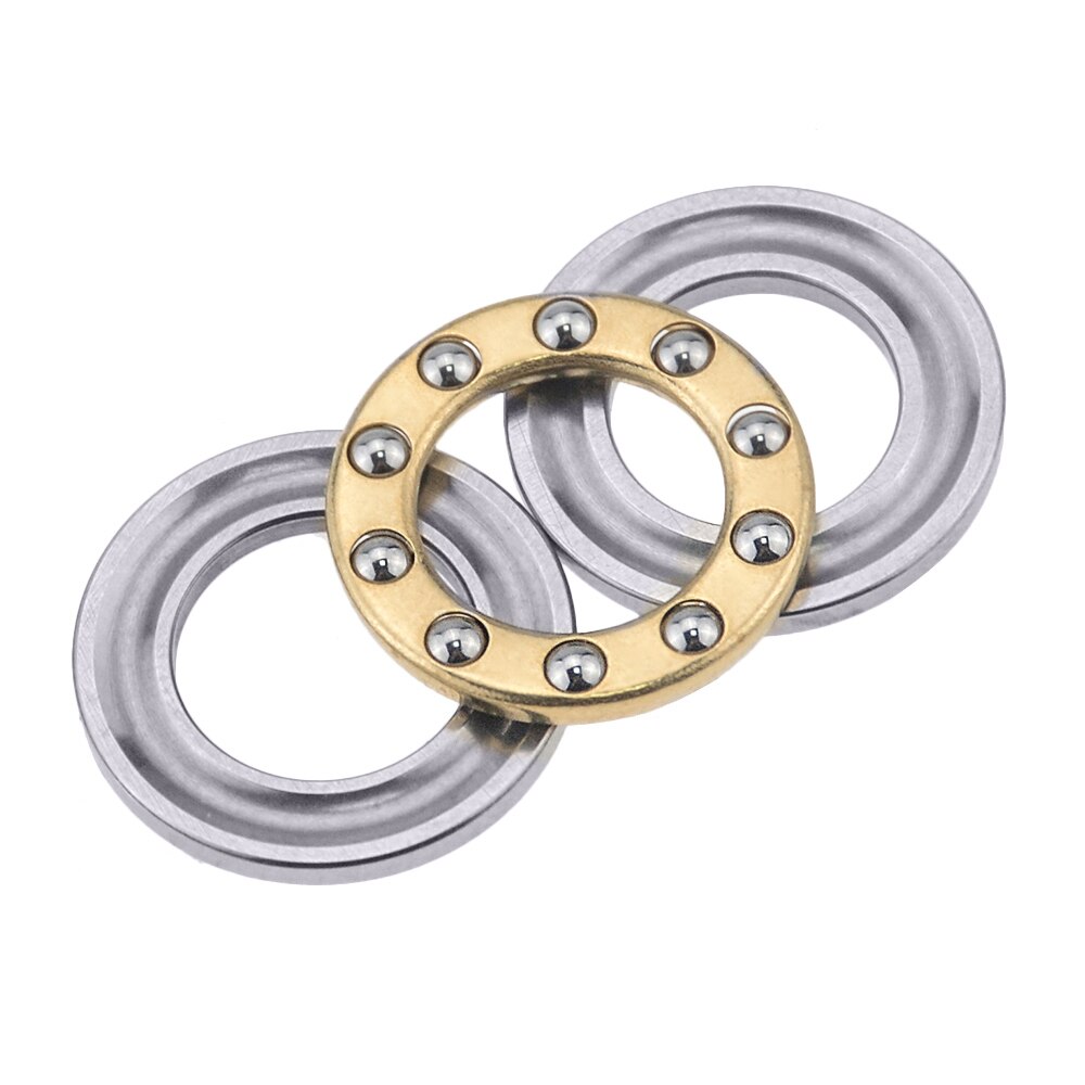 10 unids/lote F8-16M bola axial cojinete de empuje 8mm x 16mm x 5mm de ,