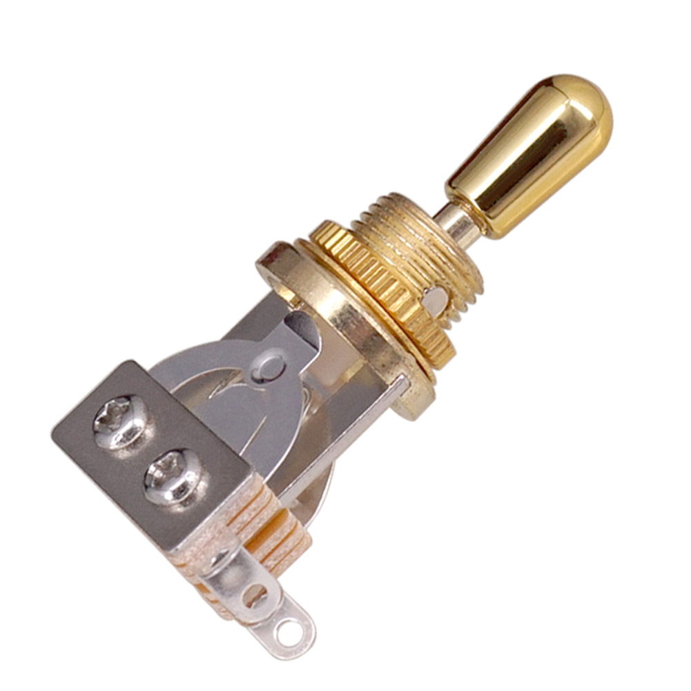 3 Way Electric Guitar Selector Guitar Part Pickup Portable Brass Switch Lightweight Toggle Music Elements for LP EPI
