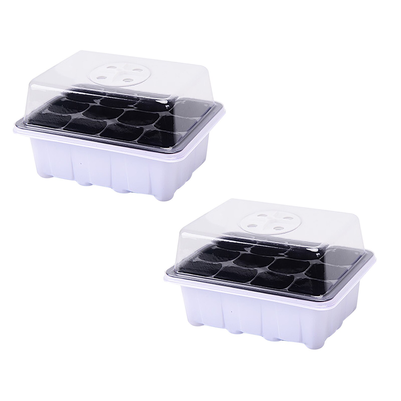 Greenhouse Propagation Box Greenhouse Propagation Tray Indoor Mini Greenhouse Propagation Set With Lid And Ventilationa: E