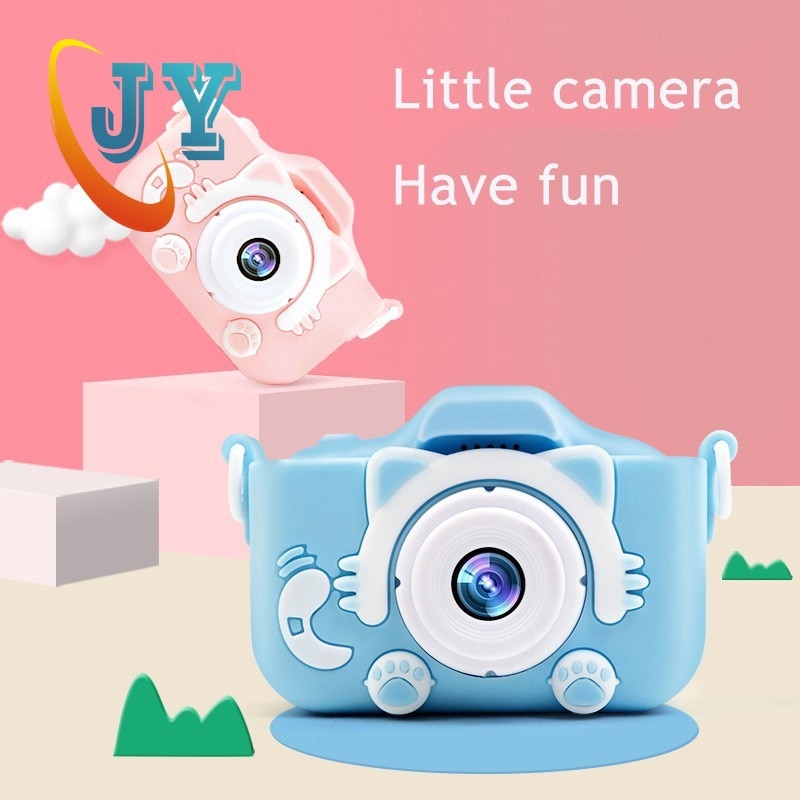 Camera Kids Mini Digitale Camera Kinderen Camera 32G Sd-kaart Ondersteunt Voor Kinderen Outdoor Cartoon Verjaardag