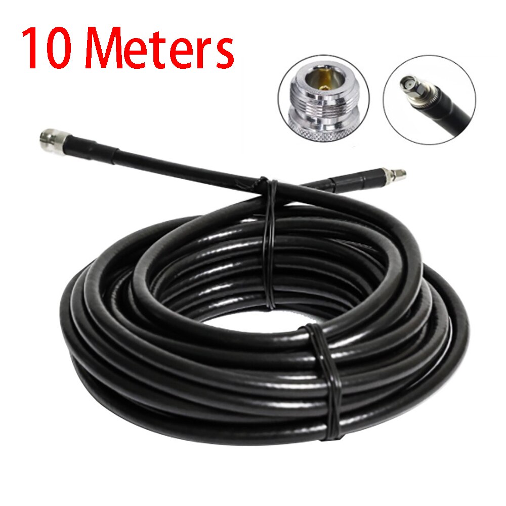 10Meter 32FT Antenne Kabel LMR400 N-Female Naar RP-SMA Male Connector Einde Helium Hnt Mijnwerker Antenne Kabel