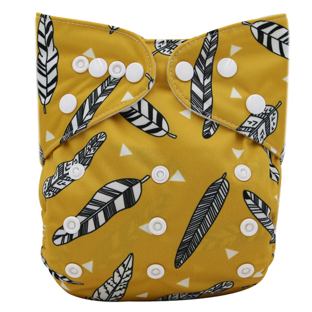 waschbar Baby Tuch Windel Tasche Wasserdicht Cartoon Tier Baby Windeln Reusable Tuch Windel Anzug 0-3 Jahre 3-15kg Baby: OB143