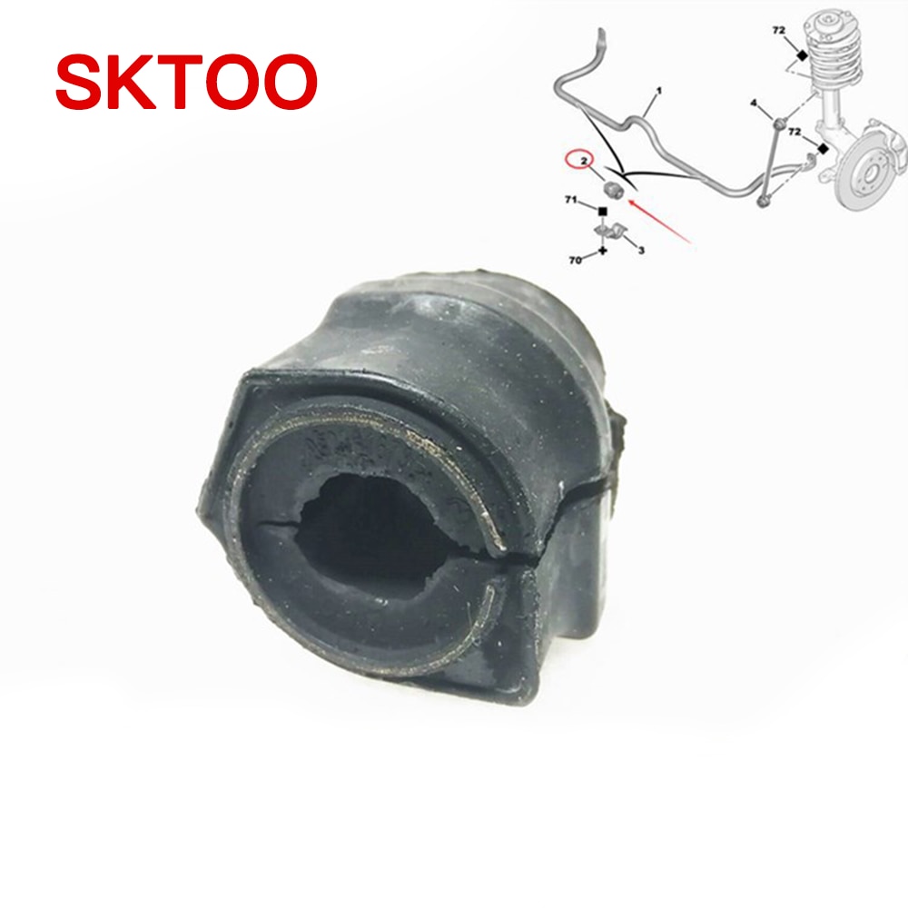 Balance rod rubber sleeve Vehicle Stabilizer Shaft OEM509495 for Peugeot 206/207/206CC/206SW for Citroen C2