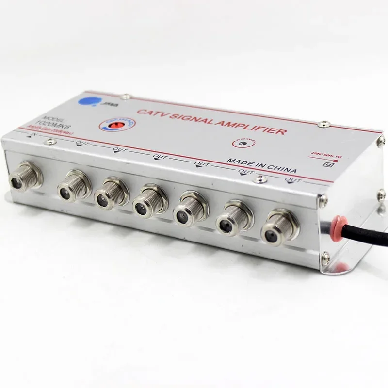 AC 220V Kabel TV Splitter Verstärker 20dB Digitale CATV Antenne Signal Booster Hause Tv Ausrüstungen 45Mhz bis 860MHz EU Stecker