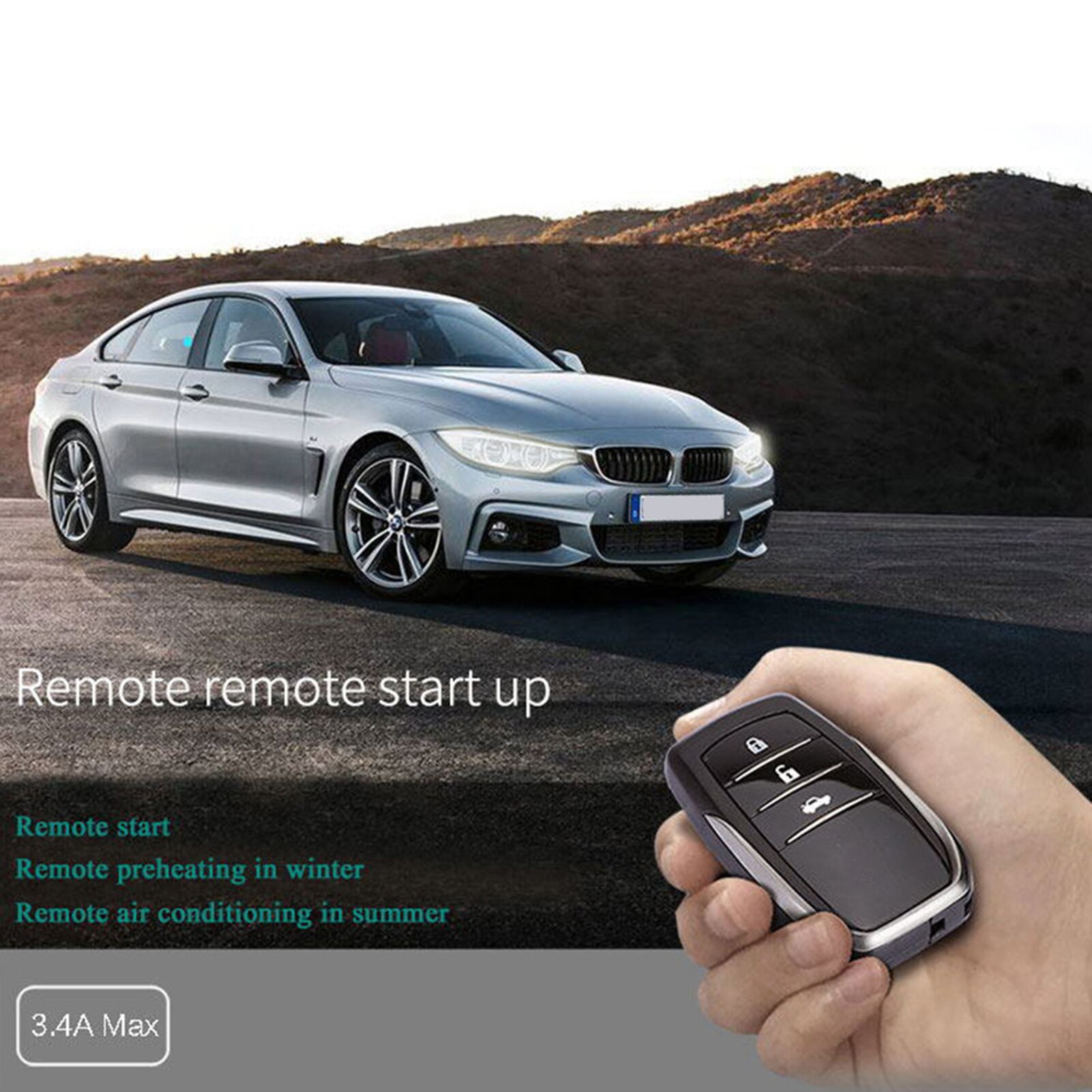 12V Fernbedienung Alarm System Auto SUV Multifunktionale Anti-diebstahl Keyless Eintrag Motor- Anfang-Geschmack Anlasser halt Auto Zubehör werkzeug