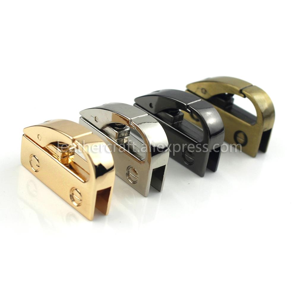 2 stk metalpose sideanker kile bøjle karbinhage klemmer karbinhage taske sidekant anker link hardware til taske pung strop