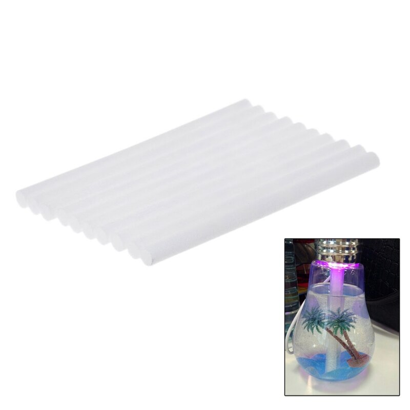 10 Uds 8*130mm humidificadores filtros hisopo de algodón para humidificador ultrasónico de aire USB . Exclusivo.