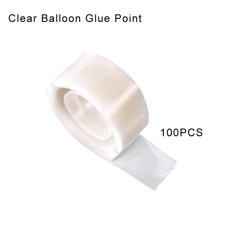 Ballon Bogen Girlande Bausatz Band Streifen Binden Werkzeug Blume Clip Band Geburtstag Hochzeit Weihnachten braut dusche Baby Dekoration favor: 100Stck Punkt Kleber