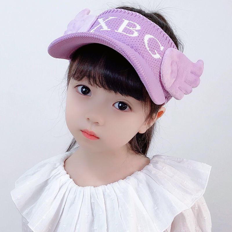 Summer Hats For Kids Girls Unisex Angel Wings Hat Wild Sun Protection Outdoors Cap Bucket Hat