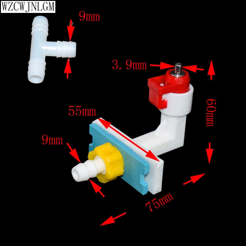 5pcs8mm L rabbit automatic drinking water tank, equipped with ball type water dispenser animal farm breeding equipment