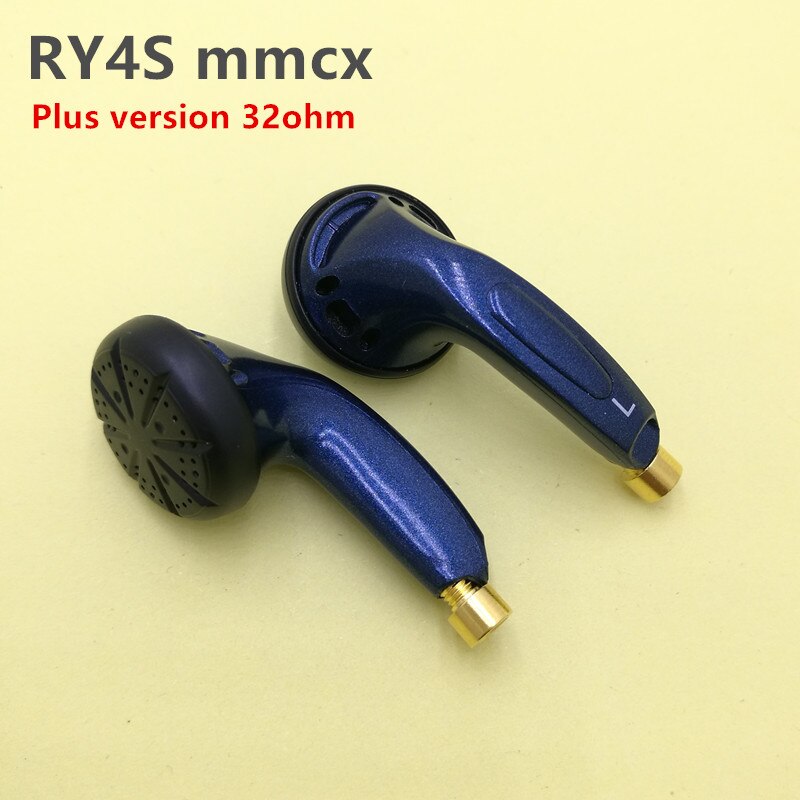 RY4S – écouteurs avec interface mmcx, 15mm, de la musique, son, HIFI, style MX500, 3.5mm, 300ohm: RY4S Blue mmcx plus