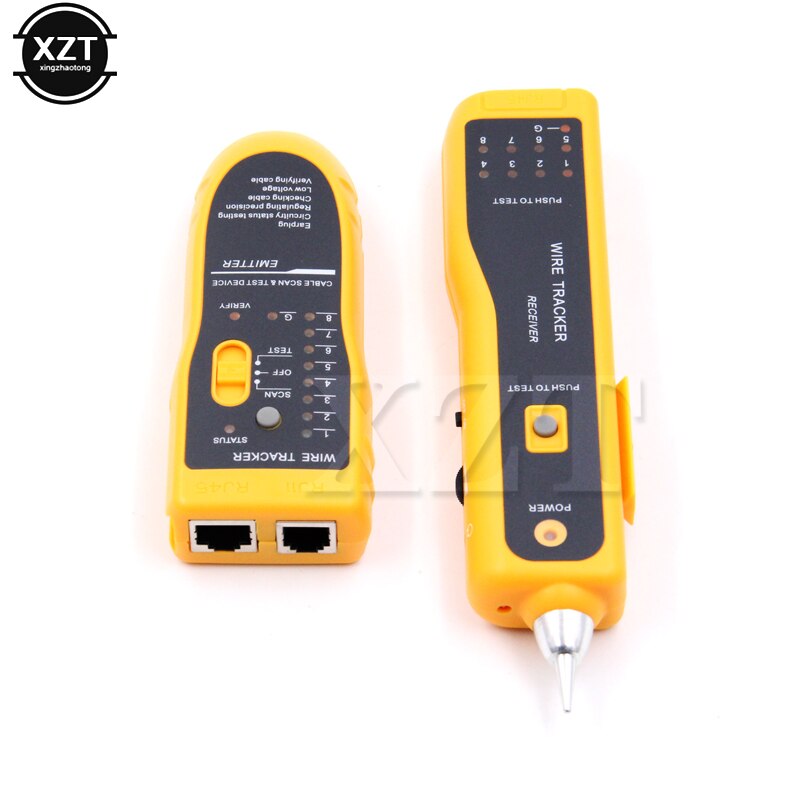 RJ11 RJ45 Cat5 Cat6 Telephone Wire Tracker Tracer Toner Ethernet LAN Network Cable Tester Detector Line Finder