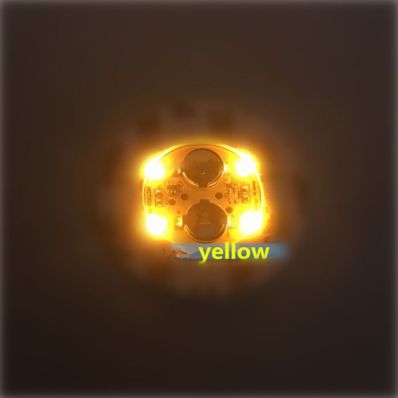 LED Coaster Light Up Coasters LED Bottle Lights Bottle Glorifier LED Sticker Y4UD: YELLOW