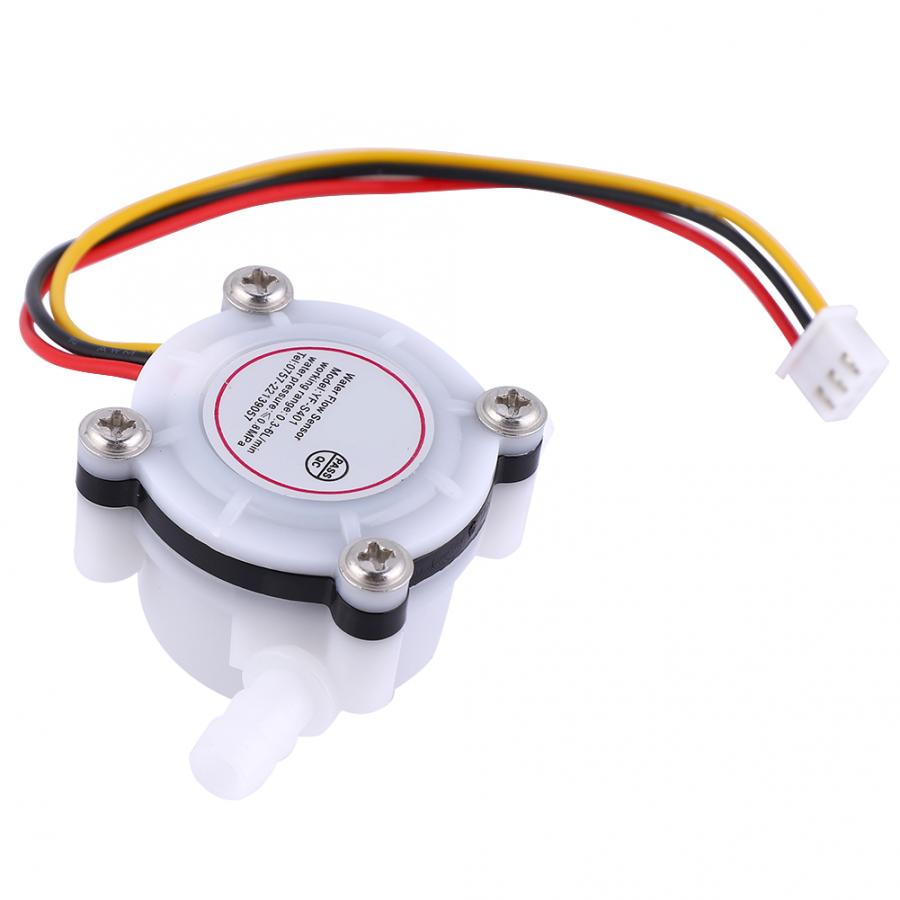 1Pc Water Hall Flow Effect Sensor Control Flowmeter with Barb Joint