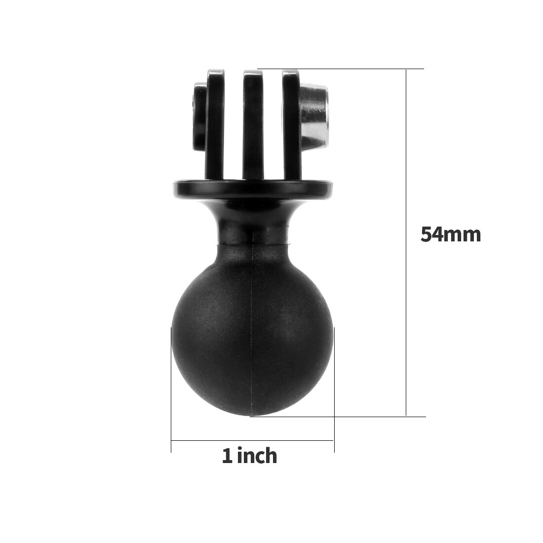 Camera Ball Head Tripod Handle Braket Mount Base Adapter Clip 360 degree Rotation for Gopro Hero SJcam YI EKEN Action Sports