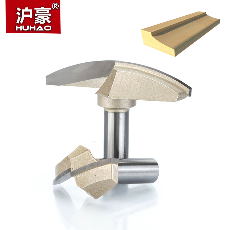 HUHAO 1pc 1/2" Shank Classical Plunge Bit CNC Woodworking Tools two Flute Router Bits For Wood Cutting The Wood Router Tool