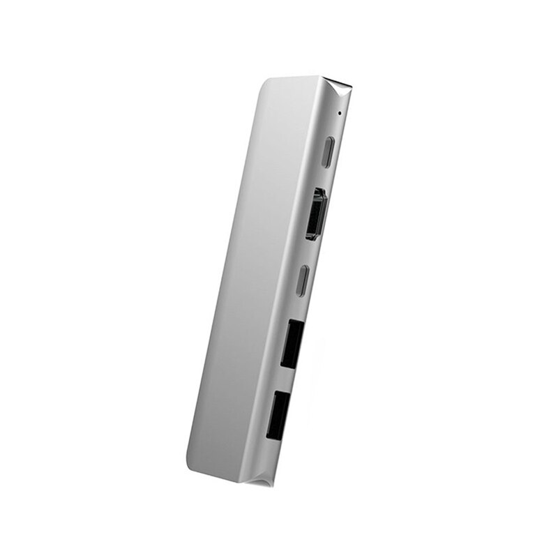5-In-1 USB C di Tipo HUB-C a Più Porte USB 3.0 di Tipo C Adattatore di Alimentazione USB-C HUB Splitter Dock
