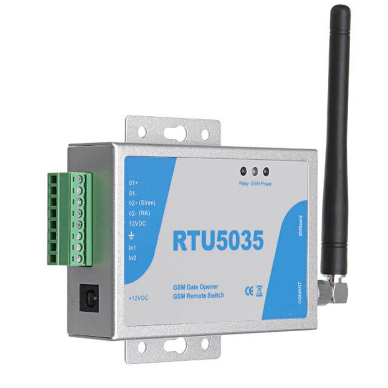 RTU5024 RTU5035 2G 3G GSM Gate Opener Relay Switch Call Remote Controller Phone Shaking Control Door Opener By Free Call LKZQ001