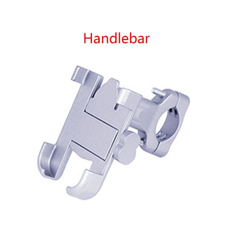 Aluminum Alloy Mobile Phone Holder Bracket Mount for Motorcycle Mountain Bicycle for Cellphones: Silver B
