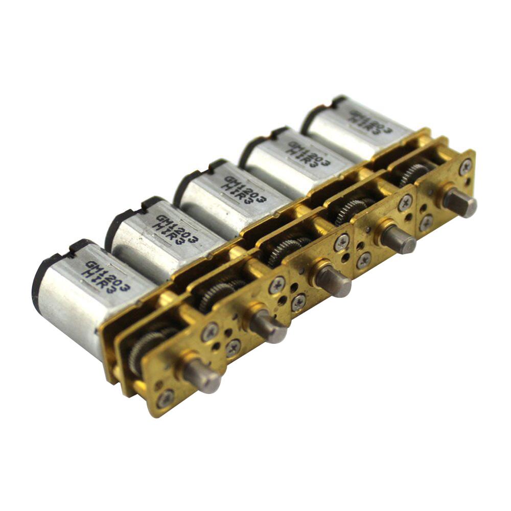 2 Pc GA12-N20 N20 Dc 6V Micro Speed Gear Motor Mini Reductie Motor Met Metalen Versnellingsbak Wiel Vertraging Motor slimme Auto Robot