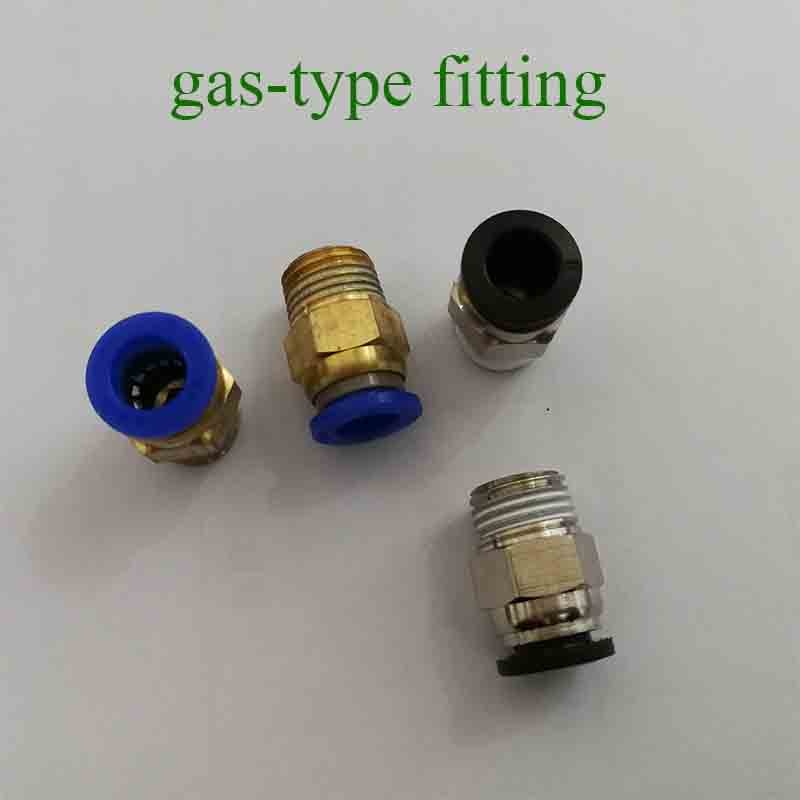 Gastype fitting pneumatische pu slang 8mm gas connector nylon pijp
